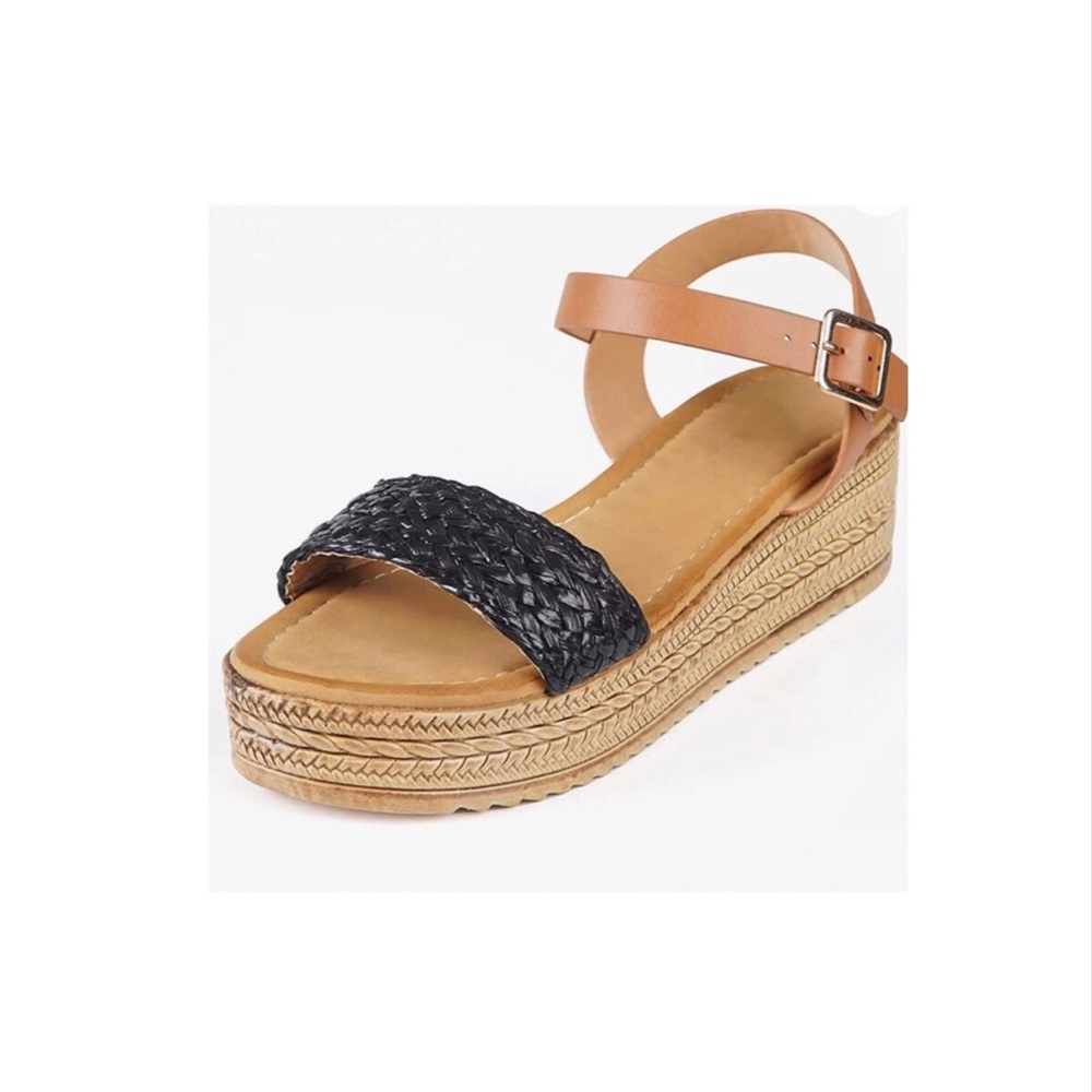 Samilor Women's Platform Wedge Sandals, Size 9